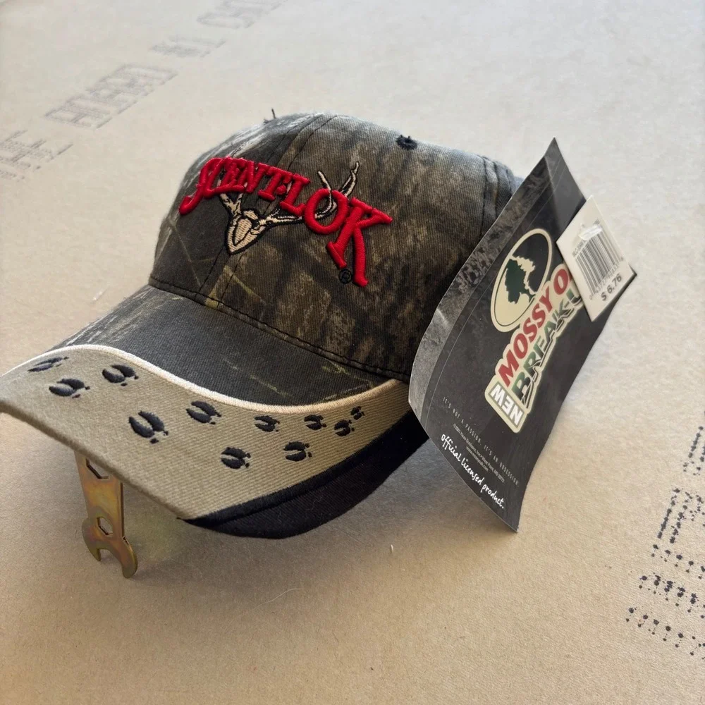 Y2K Mossy Oak ScentLok T-shirt‎ Camo Hunting Hat